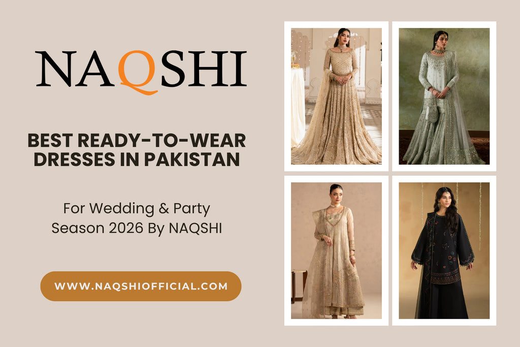 Best Ready-to-Wear Dresses in Pakistan for Wedding & Party Season 2026 by NAQSHI