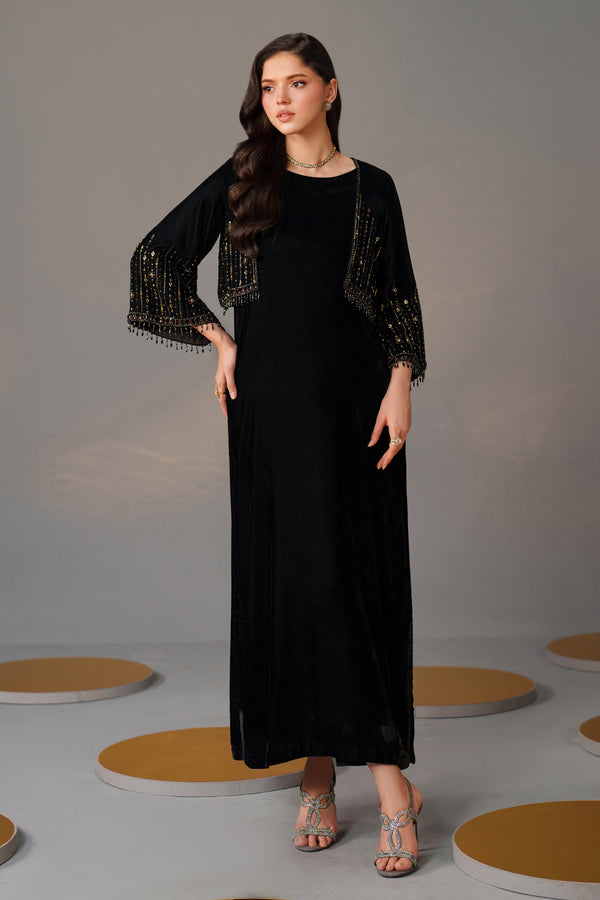 NAQSHI Atalia full outfit – embroidered jacket with hanging details & trousers