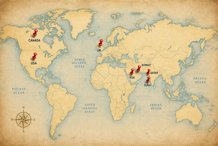 Growing global reach