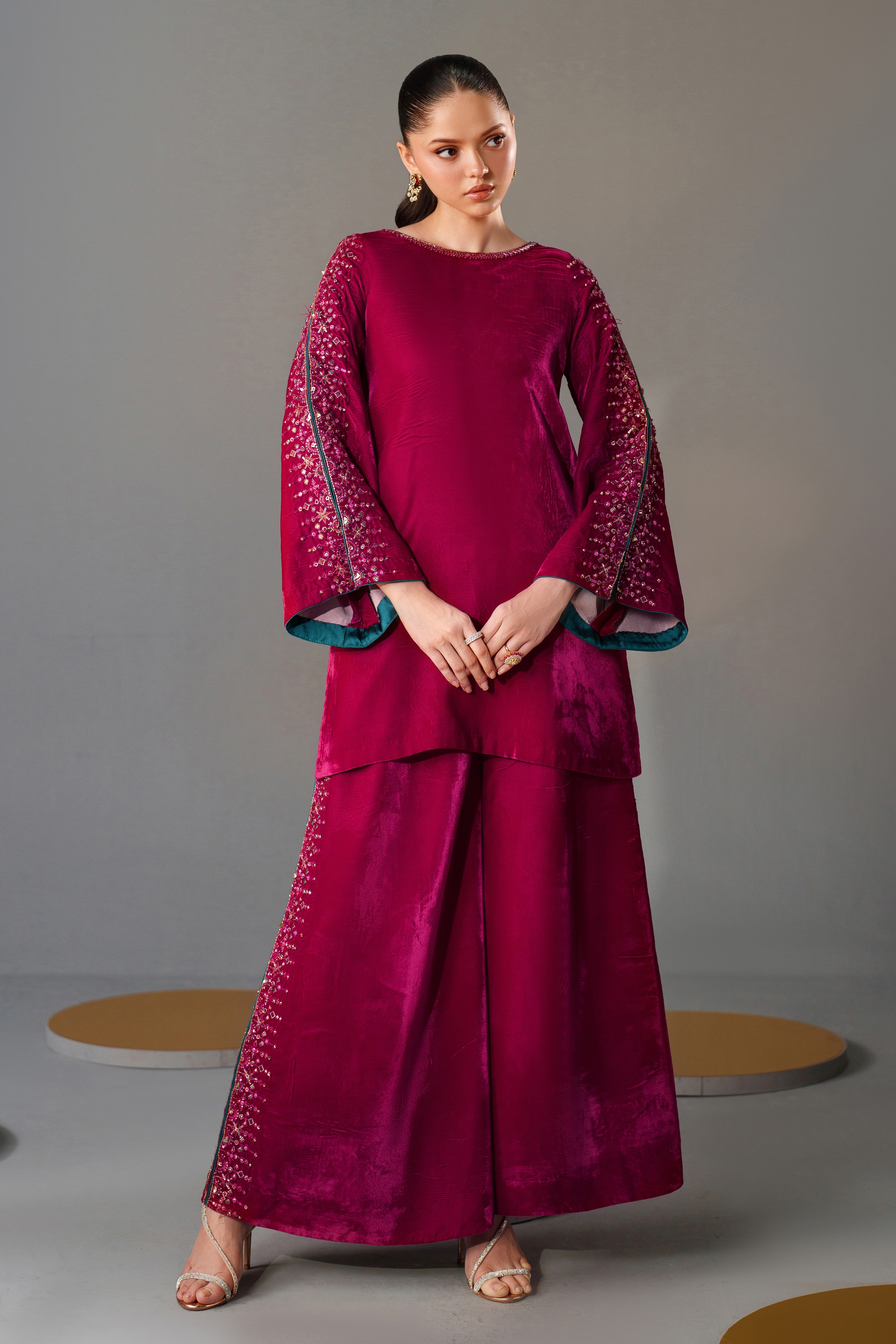 shocking pink velvet dress Buy Bright Pink Velvet Square Neck Waisted Mini Dress from Next USA