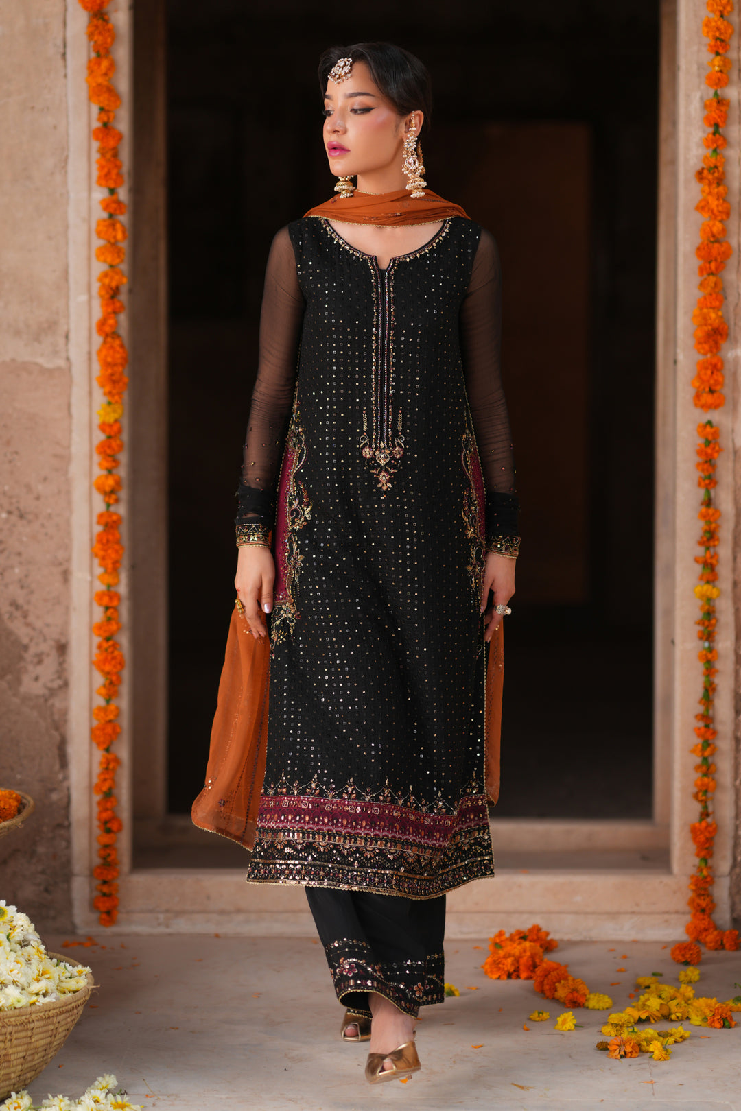 party dresses in lahore NAQSHI Party Wear Dresses in Lahore Modern Fits